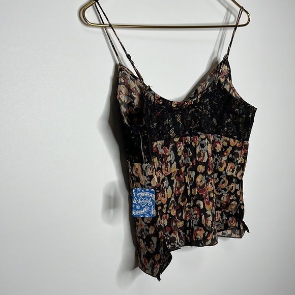 Nwt Free People Little Dreams Printed Lace Camisole Small - Picture 11 of 11